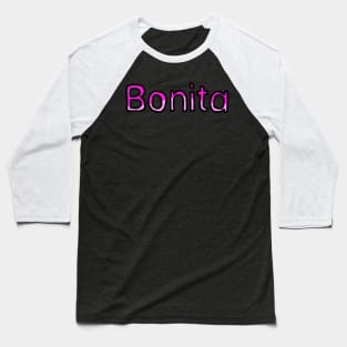 Pretty in Spanish - (Pink) Baseball T-Shirt